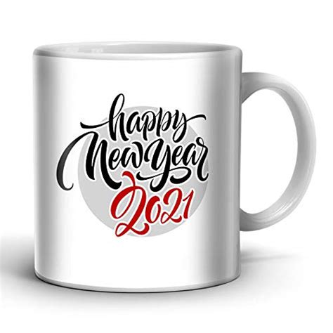 Buy CANDOFF - Happy New Year White Ceramic Mug 11OZ | Gift for All, 1 ...