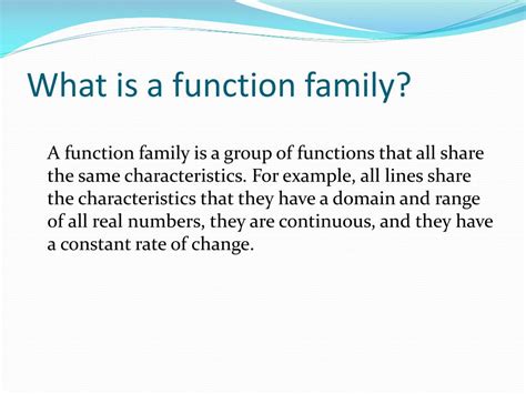 Image result for Function Families Explained