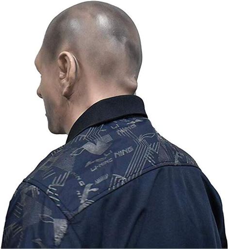 Buy Realistic Bald Head Man Mask Latex Masks Human Face Halloween ...