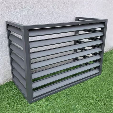 Amazon.com: Air Conditioner Fence, Aluminum Shutter Privacy Fence ...