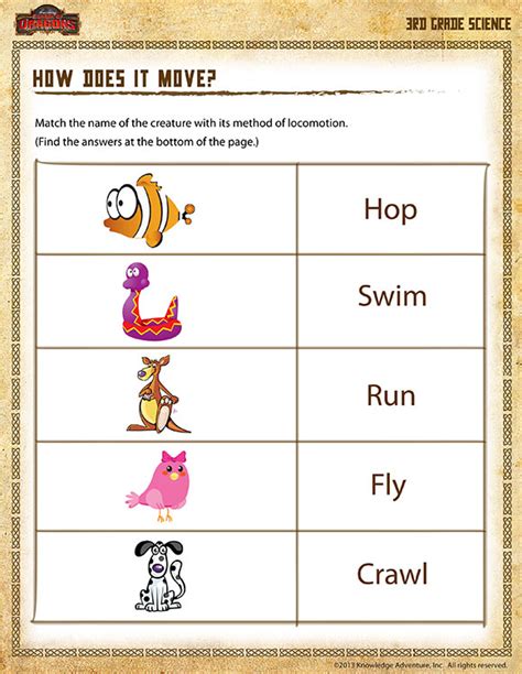 Image result for 3rd Grade Science Worksheets Printable Free PDF