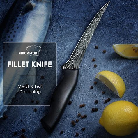 Snapklik.com : Fish Fillet Knife, 7" Fishing Knife, German Stainless ...