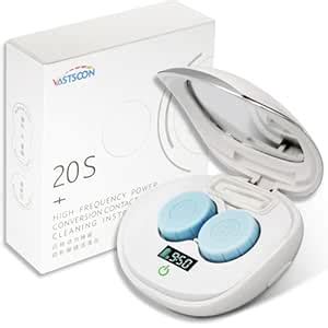 Vastsoon Contact Lens Cleaner, 2.0 (2nd Generation) Ultrasonic Contacts ...