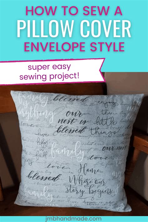 Image result for Sewing Pattern for Envelope Pillow Cover