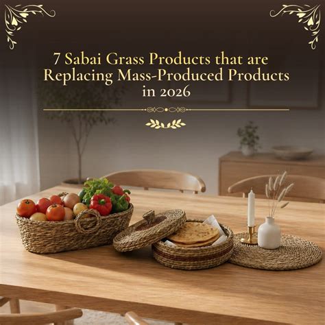 7 Sabai Grass Products that are Replacing Mass-Produced Products in 20 ...
