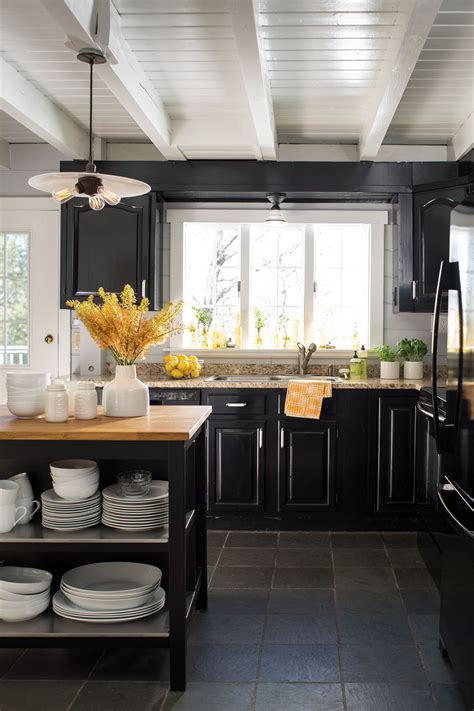 Kitchen Ideas Black Cabinets