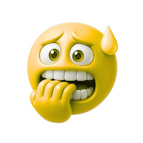 100+ Biting Nails PNG Emoji Transparent, ClipArt, 3D Vector 2025 ...