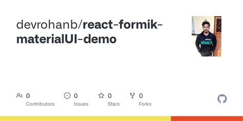 Material UI Formik Error Display 的图像结果