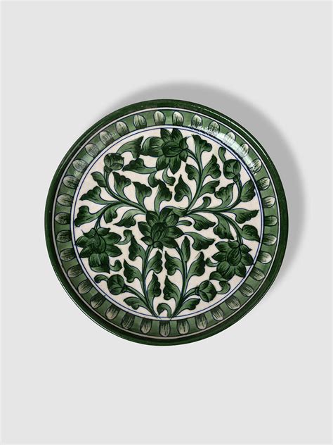 Blue Pottery Decorative Handmade Wall Plate – NEERJA INTERNATIONAL INC
