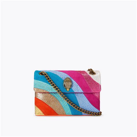 KENSINGTON HEART X BODY Kensington Rainbow Heart Cross Body Bag by KURT ...