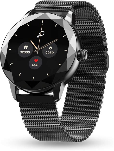 Pebble Celia 1.32" IPS Display with BT Calling, Female Health monitor ...