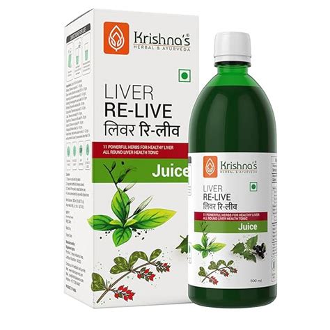 Buy Krishna's Liver Re-Live Juice 500 ml | Healthy Liver | Natural ...