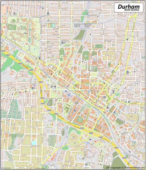 Map Of Usa In Durham Nc Durham North Carolina Vector Vectors Hi Res