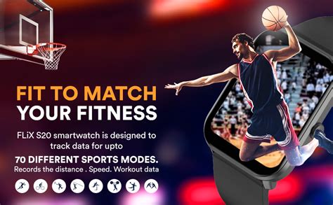 FLiX (Beetel) Sprint S20 Smart Watch,1.69"400 NITS Display,70 Sports ...