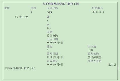 英国护照翻译模板 - 知乎