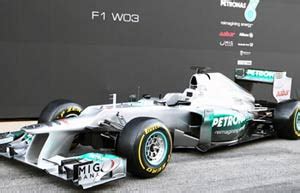 Mercedes WO3 F1 car unveiled - India Today