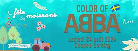 COLOR OF ABBA en live (Fête des Moissons - Chapon-Seraing), Chapon ...