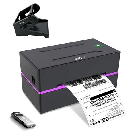 LENVII Desktop Multi-Size Thermal Label Printer (2"/3"/4") | 4x6 ...