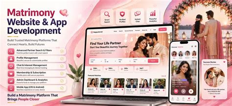 Matrimony Website & App Development Company | Custom Matrimonial ...