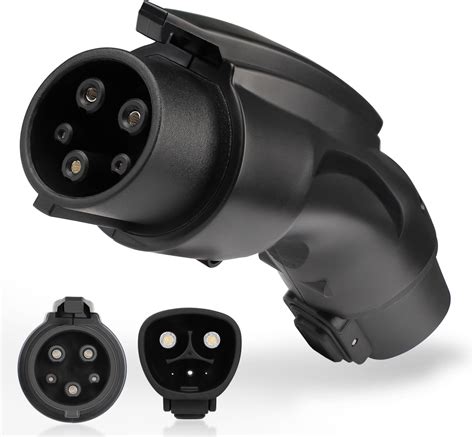 Amazon.com: Gruensauber for J1772 EVs Tesla to J1772 Charging Adapter Max 60A & 250V ...
