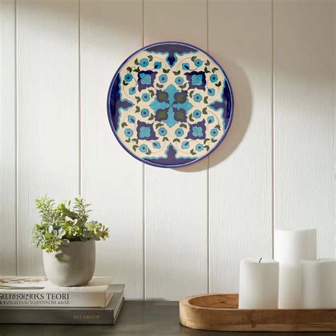 Blue Pottery - Plate 10 Inches – Meri Katha