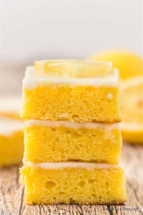 Lemon Brownies Recipe - Eating on a Dime