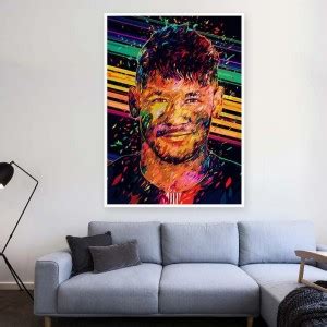 neymar Extra Large Big Jumbo Poster with Vinyl Wall Sticker Fine Art ...