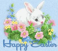 Image result for Easter Bunny Saying Happy Easter