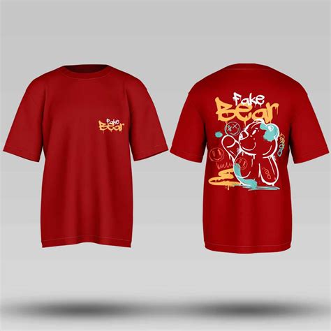 Buy Fake Bear Oversized T Shirt Online For Men India – Punjabi Adda