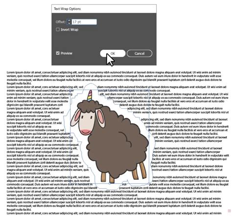 Image result for Text Wrap Ai