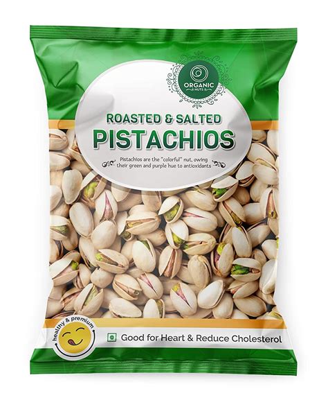 Organic Nuts Fresh Whole Roasted Salted Pistachios | Salted Pista With ...