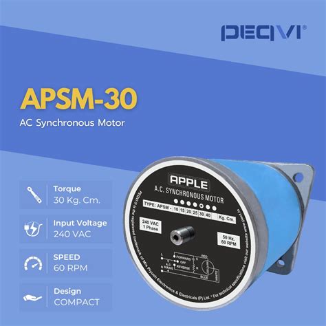 APSM-30 | AC Synchronous Motor – PEQVI