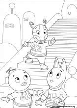 Desenhos do Backyardigans para colorir