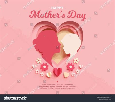 Concept Mothers Love Silhouette Mom Child Stock Vector (Royalty Free) 2289406143 | Shutterstock