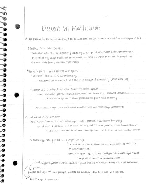 Descent with Modification - BIOL 1610 - Studocu