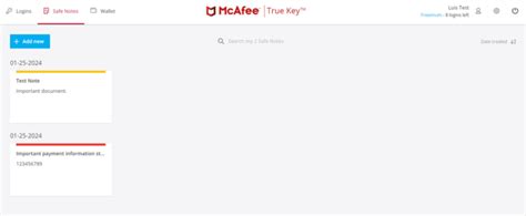 Image result for Using McAfee True Key
