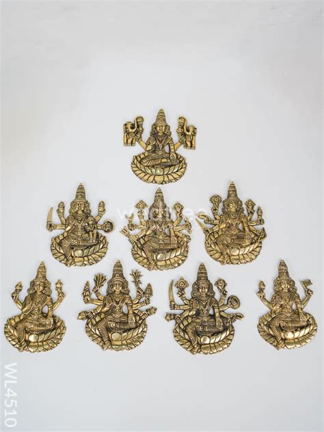 Brass Ashtalakshmi Idol - WL4510 – BLiS