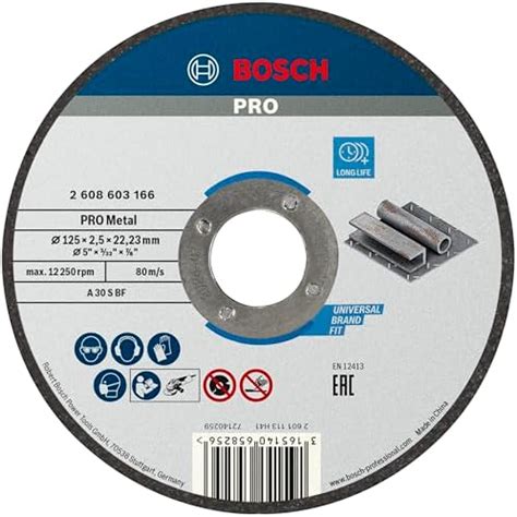 Bosch Professional 5 inch Standard for Concrete Grinding Wheel/Disc ...