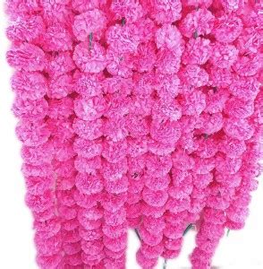 juipters 5 PINK ARTIFICIAL STRING WITH SILVER STRING Pink Marigold ...