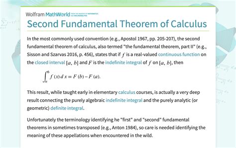 Image result for Second Fundamental Theorem of Integral Calculus Graph