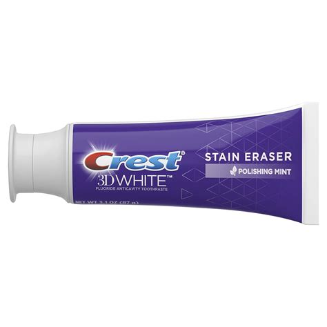 Buy Crest 3D White Stain Eraser Teeth Whitening Toothpaste, Polishing ...
