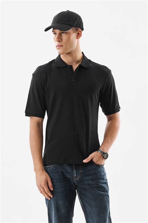 Buy Men's Black Plain Regular Fit T-Shirt Online | Snitch – SNITCH