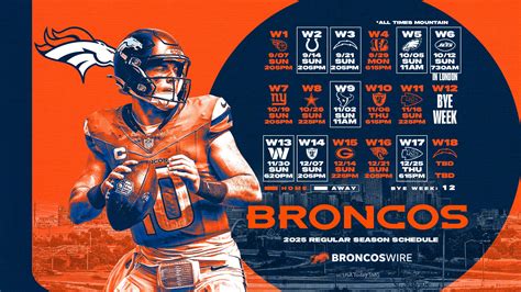Denver Broncos schedule: When is the team's game today?