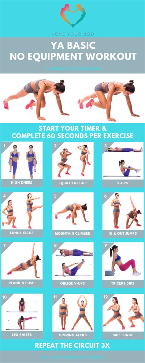 home workout ideas no equipment