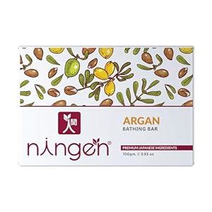 Buy Ningen Argan Bathing Bar (Soap) I Handmade, Natural Ingredients ...