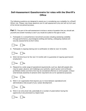 Fillable Online courts justice nsw gov Self-Assessment Questionnaire ...