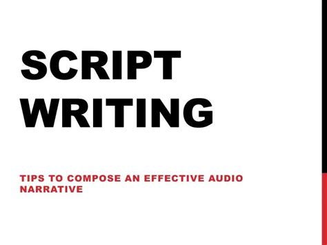Image result for Introduction to Script Writing PPT