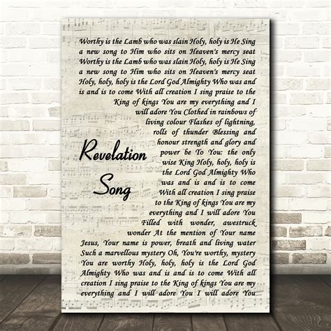 Kari Jobe Revelation Song Vintage Script Song Lyric Quote Music ...