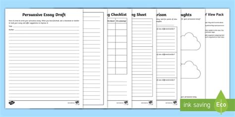 Persuasive Writing and Point of View Teaching Pack for 3rd-5th Grade