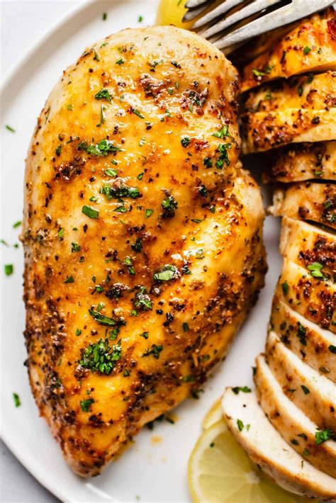 Easy Oven Baked Bone-In Chicken Breast